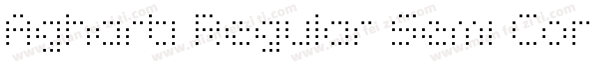 Agharti Regular Semi Condensed字体转换